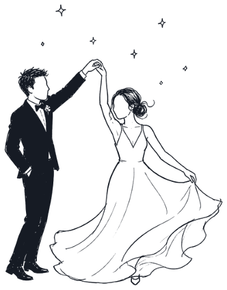 Noivo girando a noiva numa dança